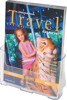 Staples® Magazine Holder, 10.75x 9.25 x 3.75, Clear, 7/Pack (28182/16659-CC)