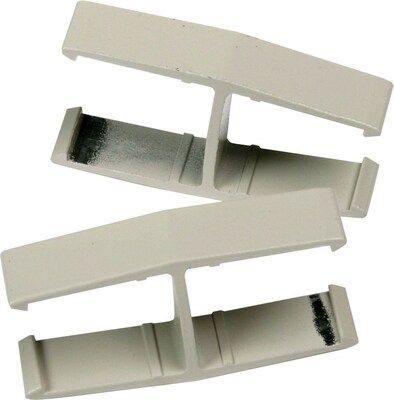 HON Verse QuickConnect Panel-to-Panel Connector, 180 Degrees, Light Gray Finish (BSXQC180GY)