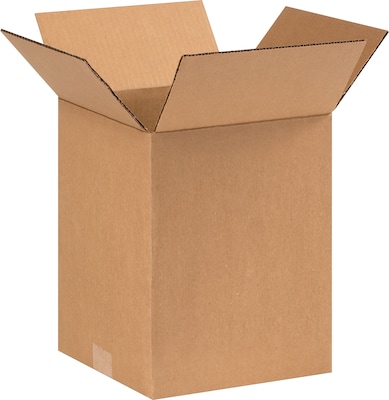 9" x 9" x 11"'' Shipping Boxes, 32 ECT, Brown, 25 /Bundle(9911)