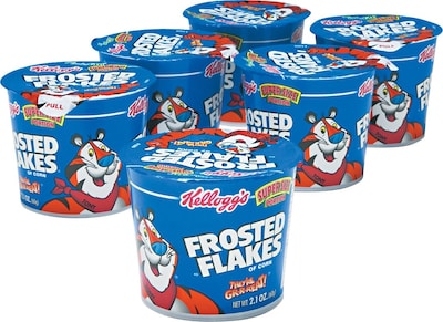 Kellogg's Frosted Flakes Breakfast Cereal, Kids Cereal