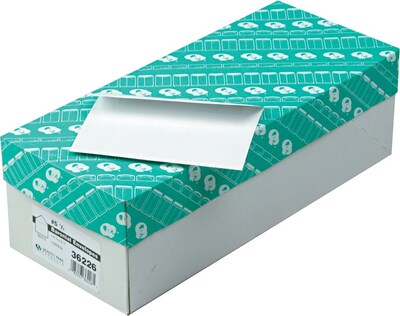 Quality Park Gummed Invitation Envelopes, 4 3/8 x 5 3/4, White, 500/Box (QUA36226)
