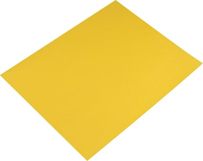 Pacon Paper Poster Board, 22 x 28, Lemon Yellow, 25/Carton (54721)