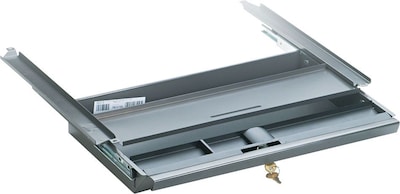 HON® Metal Center Drawer with Lock for Desks/Credenzas, 19"W, Charcoal