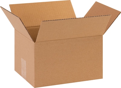 10 x 8 x 3 Shipping Boxes, 32 ECT, Brown, 25/Pack (BS100803)