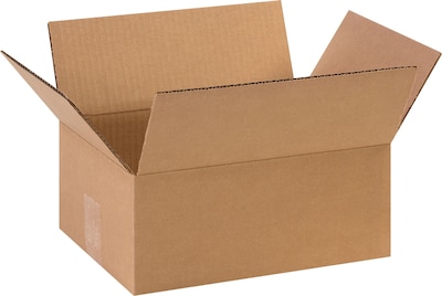 11.75" x 8.75" x 4.75" Shipping Boxes, 32 ECT, Brown, 25/Bundle (1184SC)
