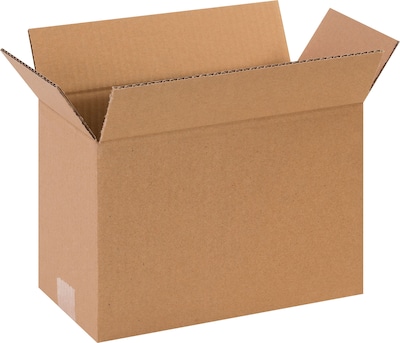 12" x 6" x 12" Shipping Box, ECT 32, Brown, 25/Bundle (22615)