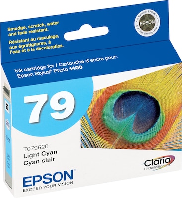 Epson T79 Light Cyan High Yield Ink Cartridge | Quill.com