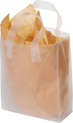 Glopack Inc. 23 x 11.5 x 7 Plastic Shopping Bags, Clear, 250/Carton (268-160612)
