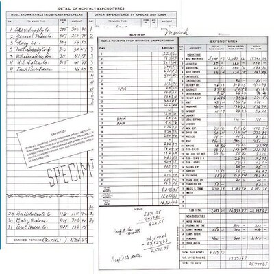 Dome Simple Weekly Bookkeeping Record, 8.75 x 11.25, Black (600)