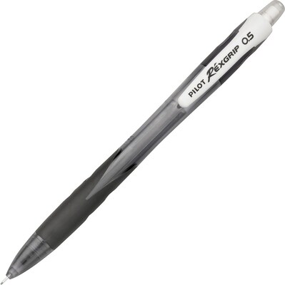 Pilot RexGrip Mechanical Pencil, 0.5mm, #2 Medium Lead, Dozen (51220) |  Quill.com