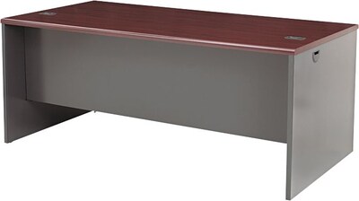 72X36 Mahogany/Charcoal Desk Shells