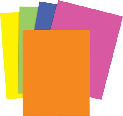 Buy Brights 24 lb. Colored Paper, Assorted Neon Online at desertcartIsrael