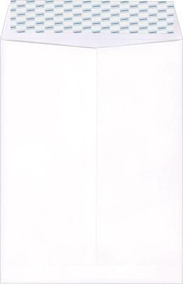 Staples® 9 x 12 White Wove QuickStrip® Catalog Envelopes, 100/Box