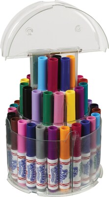 Crayola Pip-Squeaks Mini Washable Markers, Conical Tip, Assorted Colors,  Set of 16