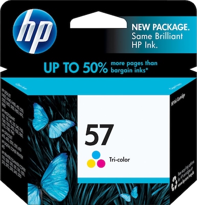 HP 57 Tri-Color Standard Yield Ink Cartridge (C6657AN#104) | Quill.com