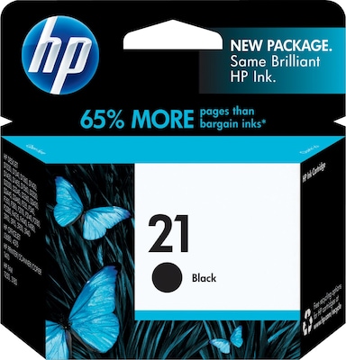 HP 21 Black Standard Yield Ink Cartridge (C9351AN#140)