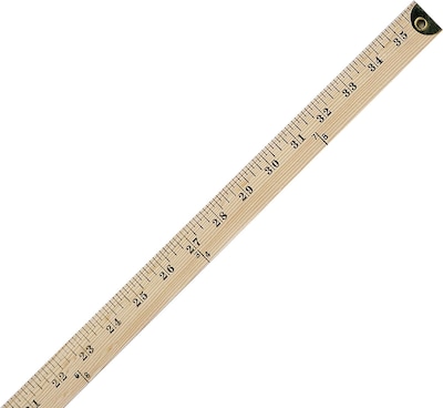 Westcott® 36 Wood Yardstick with Metal Ends (10425)