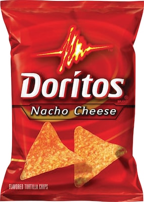 Frito-Lay® Doritos® Nacho Cheese Chips, 1.75 oz., 64 Bags/Ct | Quill.com