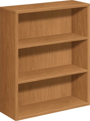 HON® 10500 Series Office Collection in Harvest, 3-Shelf Bookcase