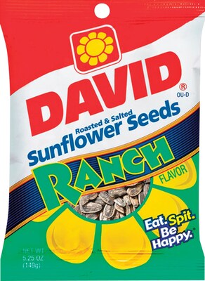 David® Sunflower  Ranch Flavor, 12 Bags/Box