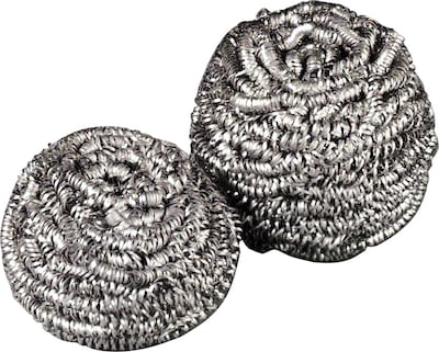 Scotch-Brite™ Gray/Silver Stainless Steel Scouring Pad (84) | Quill.com
