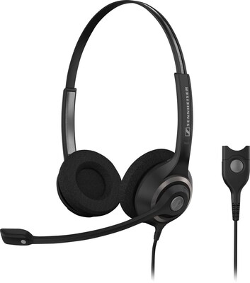 EPOS Impact Easy Disconnect Stereo Headset, Black (SC260)