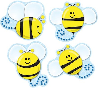 Carson Dellosa Bees Shape Stickers