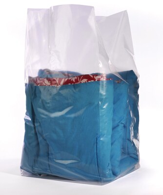 20 x 10 x 36 Gusseted Poly Bags, 2 Mil, Clear, 250/Carton (1622)