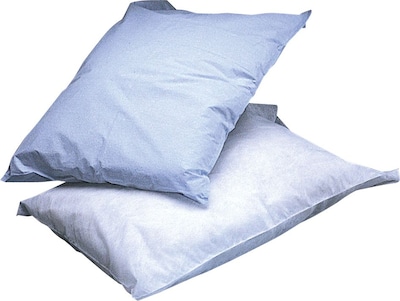 Medline® Pillowcases, Tissue/Poly, 21x30, Blue