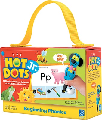 Hot Dots Jr. Card Set, Beginning Phonics (2352)
