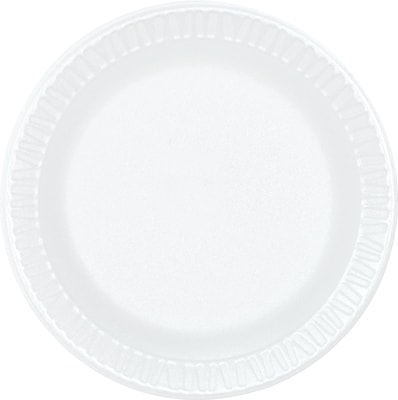 Dart® Concorde® Foam Plates  6", White, 1000/Carton (6PWCR)