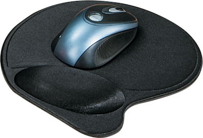 Kensington® Wrist Pillow® Gel Mouse Pad Wrist Rest, Ergonomic, Black  (KMW57822) | Quill.com