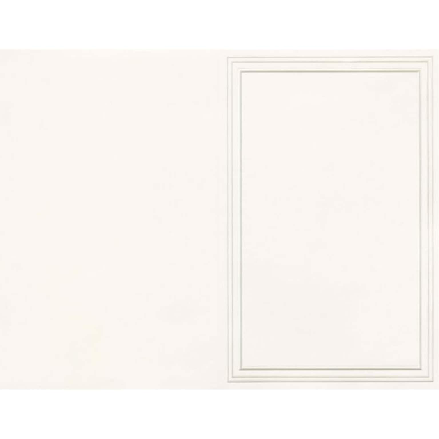 Great Papers® Triple Pearl Embossed Border Ivory Bulletin, 50/Pack