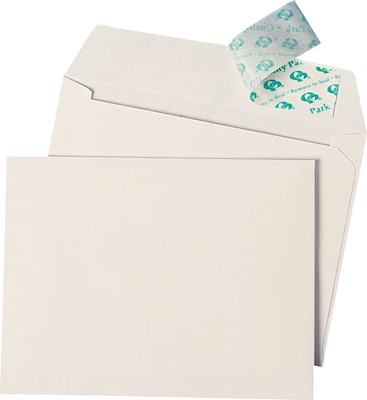 Quality Park Redi-Strip 6 1/4W x  4 1/2H Photo/Invitation Envelopes, White, 50/Box (QUA10742)