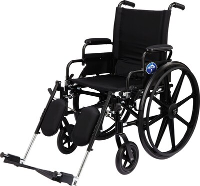 Medline Excel K4 Extra-wide Lightweight Wheelchairs; Seat, Swing Back Desk Length Arm
