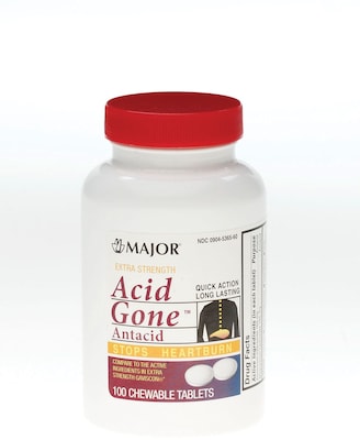 Acid Gone™ Antacid Tablets,100 Tablets (OTC536560N)