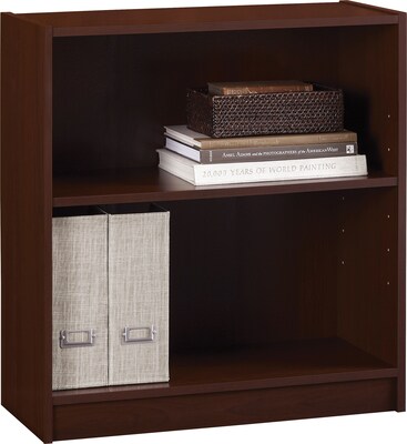 Hayden 2-Shelf Standard Bookcase, Cherry (9613016P)
