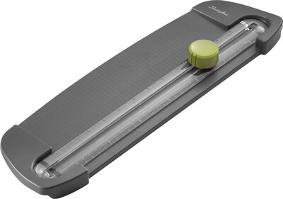 Swingline® SmartCut® Compact Personal Trimmer, 12 Cut Length, 5 Sheet Capacity, Gray (1112)