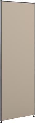 HON Verse Panel, 24W x 72H, Light Gray Finish, Gray Fabric (BSXP7224GYGY)