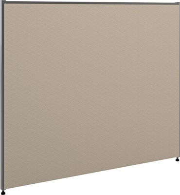 HON Verse Panel, 48W x 42H, Light Gray Finish, Gray Fabric (BSXP4248GYGY)