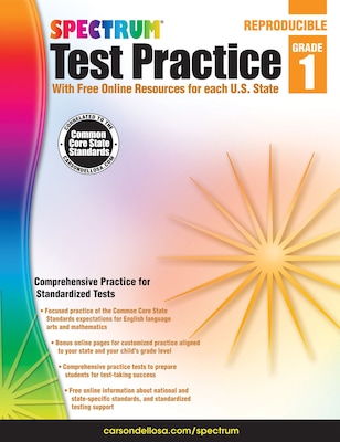 Spectrum Test Practice Workbook, Grade 1 (704247)
