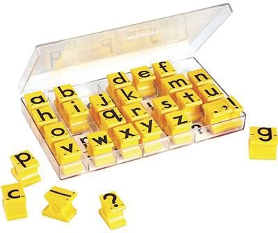 Educational Insights Regular Stamps, Lowercase Letters