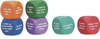 Writing Prompt Cubes