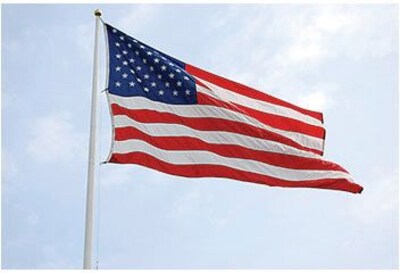 Flagzone Durawavez Nylon Outdoor U.S. Flag with Heading & Grommets, 3 x 5 (FZ-1002051)