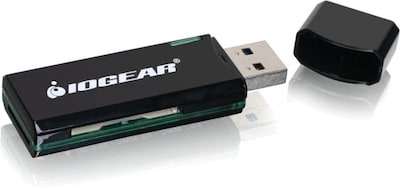 Iogear® GFR304SD USB 3.0 Super Speed SD/Micro SD Card Reader/Writer