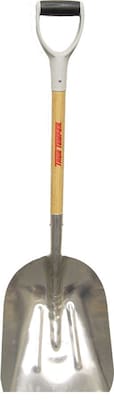 Ames® 1670900 Kodiak 27" No. 10 Hollow Back Scoop Shovel With Wood D-grip Handle
