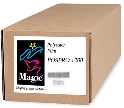 Magiclee/Magic POS PRO+ 200 24 x 10 10.4 mil Matte Blockout Film, Bright White, Roll
