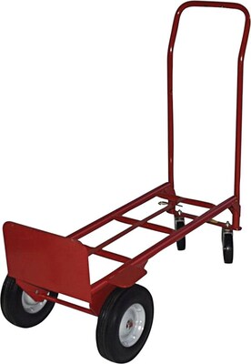 Milwaukee Hand Trucks® 40180 Steel Convertible Hand Truck; 46(H) x 19(W); 600 lbs.