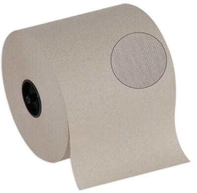 Georgia-Pacific SofPull Hardwound Paper Towel, 1-Ply, Brown, 1000/Roll, 6 Rolls/Carton (26920)