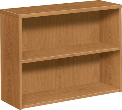HON 10500 Series 2-Shelf Bookcase, 29 5/8"H x 36"W x 13 1/8"D, Harvest (H105532CC)